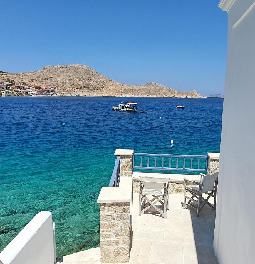 Halki Sea Breeze - A Waterfront Villa Bagian luar foto