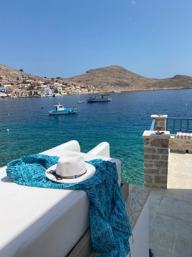 Halki Sea Breeze - A Waterfront Villa Bagian luar foto